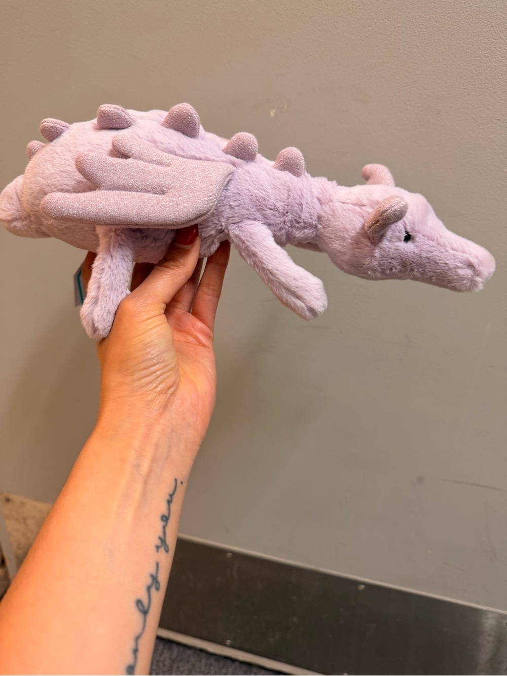 Jellycat my name is little lavender dragon new with tags